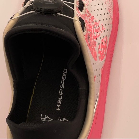 UNISEX Women’s 12.5 men’s 11 under armor slip speed sneakers - Picture 3 of 5